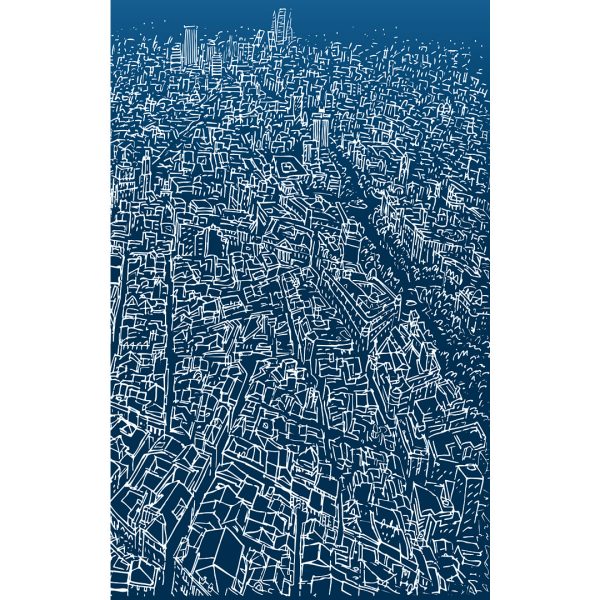 Madrid aéreo La Castellana