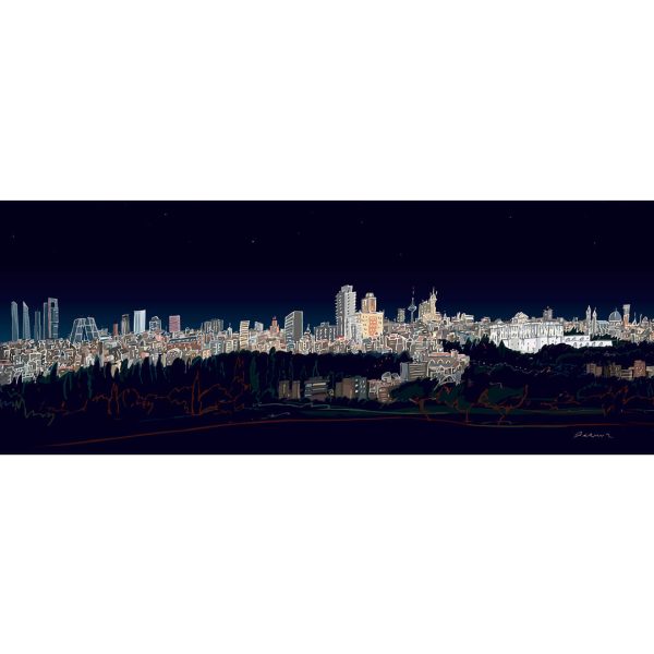 Cara Oeste nocturna