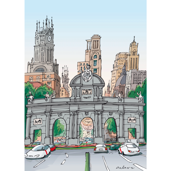 Puerta de Alcalá de día