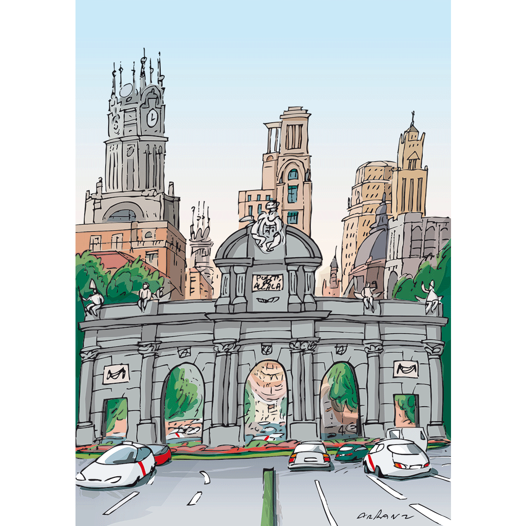 Puerta de Alcalá de día